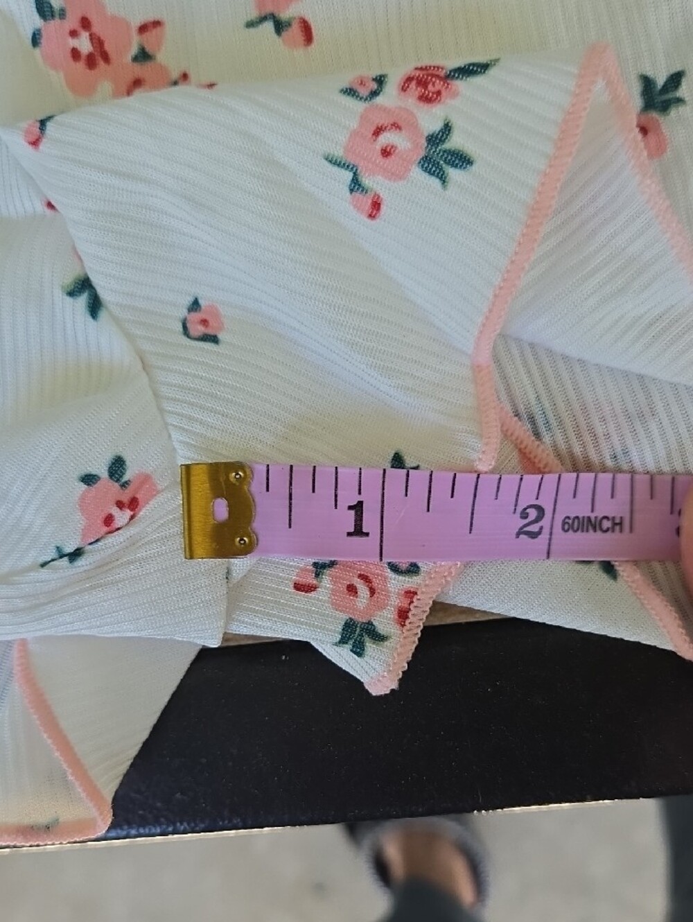 Pink Lace-Trim Cami & Floral White Shorts Sleep Set - Picture 14 of 15